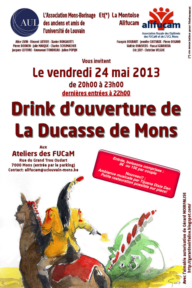 Drink d'ouverture de la Ducasse de Mons - 2013